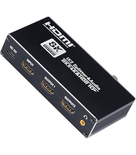 Amazon.co.jp: HDMI 2.1 音声分離器 (8K音声分離器): 家電＆カメラ